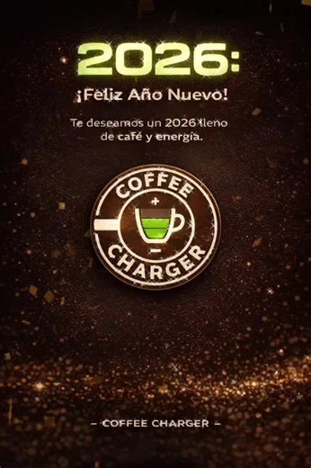 Feliz año en COFFEE CHARGER!🎆🎉🎊#coffee #añonuevo2026 #happyplanner