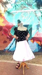 13 reactions | OOTD   Strawberry print top  Pink skirt  White...