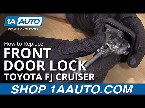 How to Remove Front Door Lock 07-14 Toyota FJ Cruiser