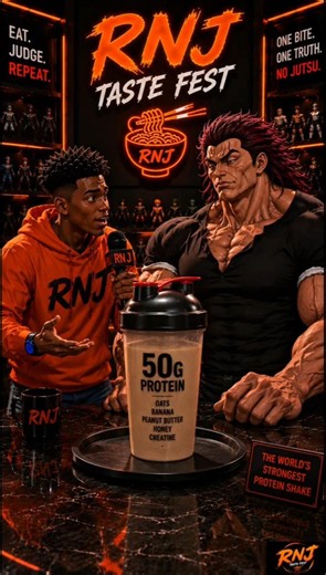 Yujiro Hanma Tried the World's Strongest Protein Shake... 💀 | RNJ Taste Fest
