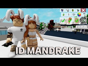 CÓDIGO ID de ROUPAS MANDRAKE no BROOKHAVEN em 2023 upgrade