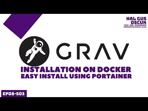 Installation of Grav CMS on Docker using Portainer