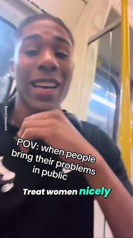 A stranger started shouting at a woman on the train - one passenger had seen enough