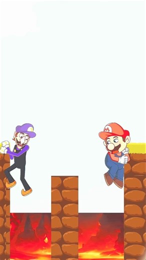 Baby Mario's Savage Revenge on Waluigi!#Shorts #Mario