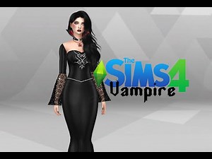 Sims 4 - Creating a Vampire with CC