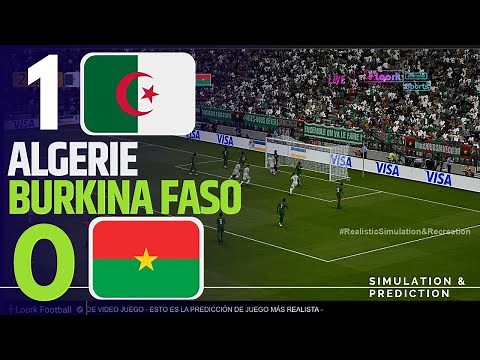 ALGERIE 1-0 BURKINA FASO RÉSUMÉ | Coupe d'Afrique des Nations Maroc 2025 | Simulation de jeu vidéo