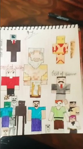 mincraft doodle art #minecraft #nishadmouryadrawing
