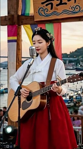 목포의 눈물,이난영,트로트 기타연주,Made with Google Gemini