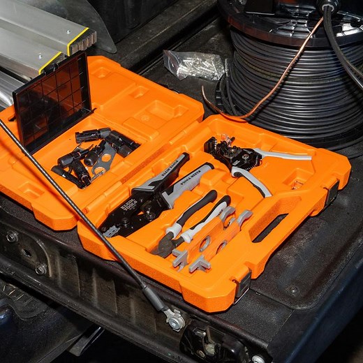 Solar panel installation made easy with the complete PV Connection Solar Tool Set! 🌞 https://www.kleintools.com/catalog/specialty-tool-kits/pv-connection-solar-tool-set-6-piece | Klein Tools
