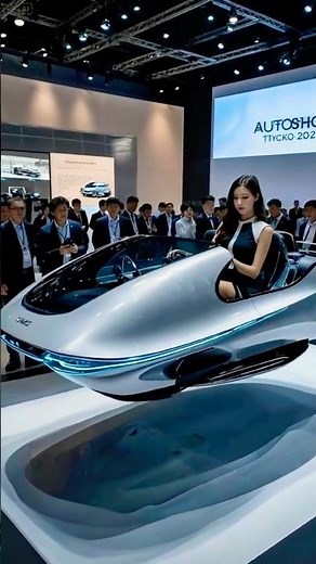 Jetsons IRL? Futuristic Anti-Gravity Vehicle at Beijing Auto Expo