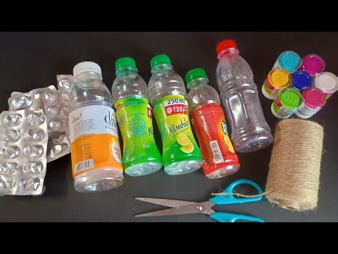 4 DIY Best Plastic Bottle Craft Ideas For Home Decor | Easy Plastic Bottle Craft | Best Out Of Waste