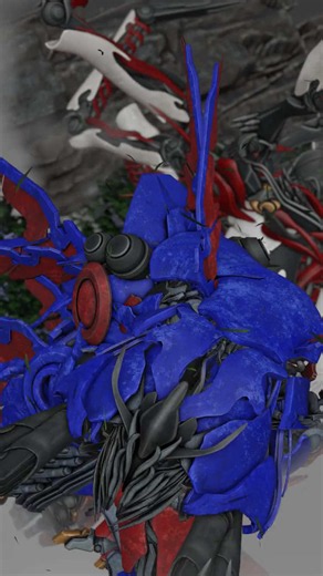 Optimus abs Arachnia WIP #transformers #transformersextermination #optimusprime #megatron #blender