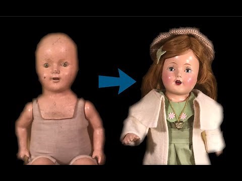 I restored a nearly 100-year-old doll | Mary Ann Effanbee 1928 Restoration