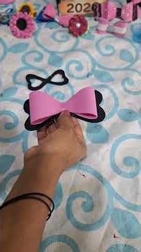 HOW TO MAKE FOAM BOWS / FOAM CRAFT IDEAS