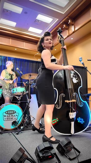 A highlight of our fabulous bassist, Presley Warman! See the 1950s show that pulls you back into the golden years full of dancing, life, and music! For more information on upcoming shows and the family band check out their website at: www.thewarmantrio.com • K&K Sound Systems Trakas Guitars TAP Photography • #Tennessee #music #50smusic #1960svintage #1950s #familyband #50sband #gatlinburgtn #pigeonforgetn #smokymountains | The Warman Trio