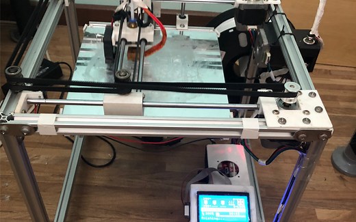 corexy结构3D打印机终于调试的差不多了