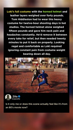 Loki's costume was the biggest nightmare of Tom Hiddleston