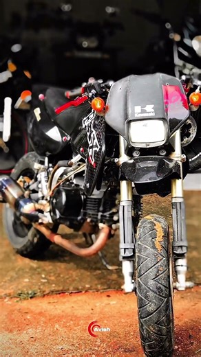 48එක minibomb kawasaki ksr110🥵💣💥 ⁠@ishanastyofficial #kawasaki #ksr110 #minibike #akarpovic
