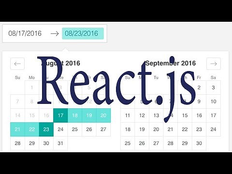 How to Use React-Datepicker from AirBnB (Date picker software - Calendar Booker for React.js)