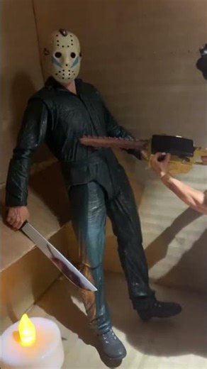 Leatherface vs Roy Burns stop motion