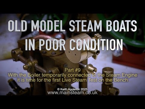 OLD MODEL STEAM BOATS IN POOR CONDITION - PART #9