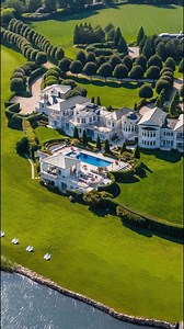 212K views · 2.5K reactions | This $59,950,000 New York Estate Boasts An Unparalleled Setting on A Private Peninsula Along Mecox Bay. | Mega Mansions | Facebook