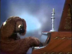 Muppets - Rowlf plays a piano solo with some help from Fozzie