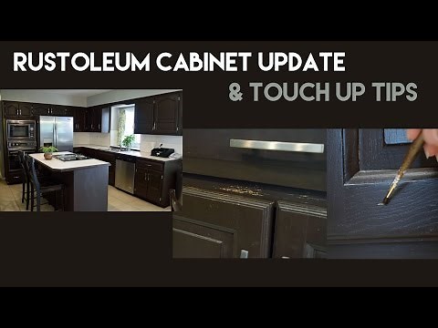 Rustoleum Kitchen Cabinet Update & Touch Up Tips