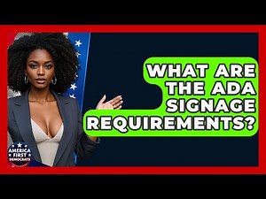 What Are The ADA Signage Requirements? - America First Democrats