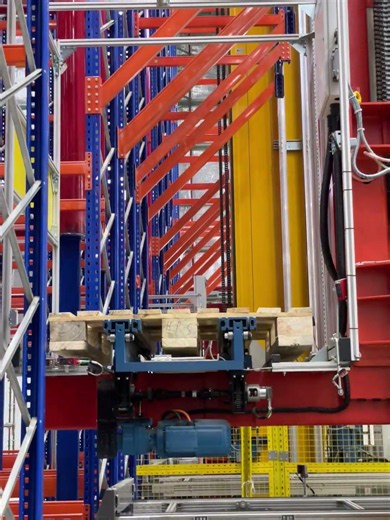 Automatic storage system trials of Wooden Pallets
