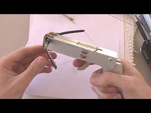 How to Make a Homemade Mini Crossbow - Part 1