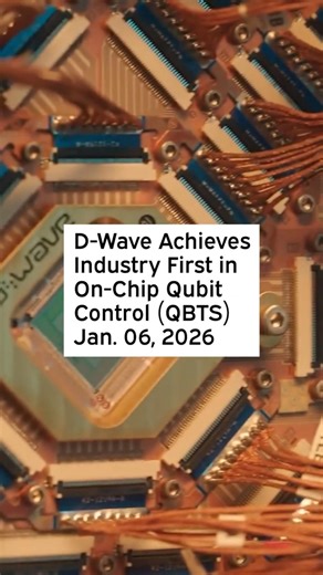 D-Wave Achieves Industry First in On-Chip Qubit Control #QBTS #QBTSStock #QBTSNews #DWaveQuantum
