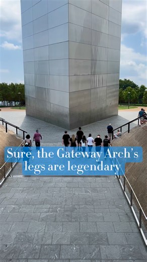 Fun Fact: The legs used to be the entrance, but now the Visitor Center is where your Gateway Arch adventure begins. | Gateway Arch