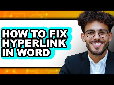 How to Fix Hyperlink in Word (only Way)