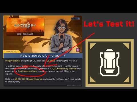 Dark Energy Jet Pack is back! Let's test it...