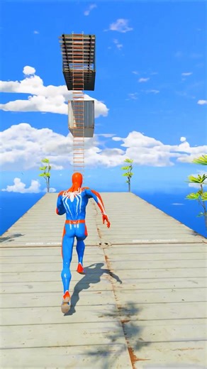 GTA 5 Epic Water Ragdolls Spiderman Jump/Fails Ep 21 #shorts