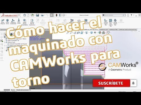 Cómo realizar el maquinado en CAMWorks para torno - tutorial para principiantes