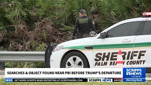 Security sweep at airport following suspicious find near Trump's plane