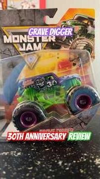Grave Digger 30th Anniversary Edition review #review #monsterjam #monstertruck #gravedigger #bones