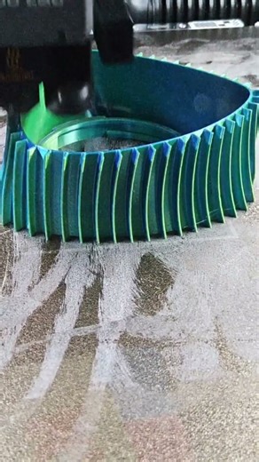 bambu lab H2S 3D printing 3D body problem lamp tricolor soak PLA eight hour print time