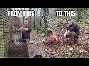 How To Make The ULTIMATE Low Budget Wet Weather Fire Starter | Emergency Survival