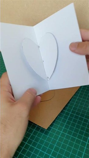 Heart Printable Pop-Up Card Mechanism - DIY Template