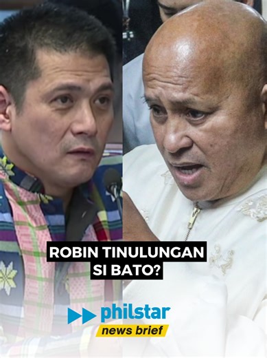 TUMULONG SA PAGTAKAS? Itinuturing na ng National Bureau of Investigation si Senador Robin Padilla bilang