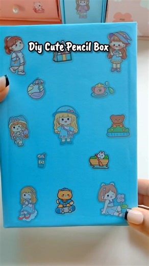 How to Make a Cute Pencil Box | Easy Cardboard Craft #shorts