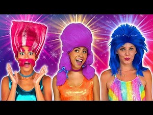 THE SUPER POPS AMAZING HAIR TRANSFORMATIONS. SHORT VS LONG HAIR CHALLENGE. Totally TV.