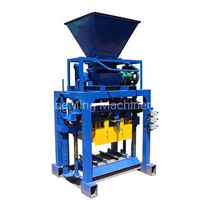 [Hot Item] Manual Small Cement Concrete Paver Hollow Block Brick Making Machine Price