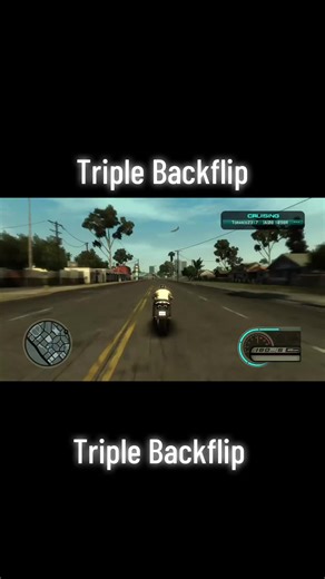 Triple Backflip in Midnight Club: Los Angeles