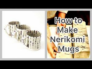 How to make Nerikomi mugs.