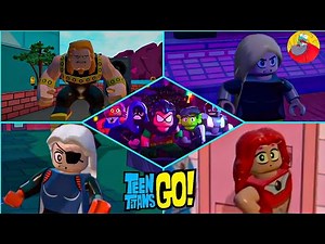 LEGO Teen Titans Go! ALL BOSSES AND VILLAINS QUESTS | 1080p Full HD