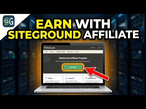 How to use SiteGround Affiliate Program - Quick Tutorial